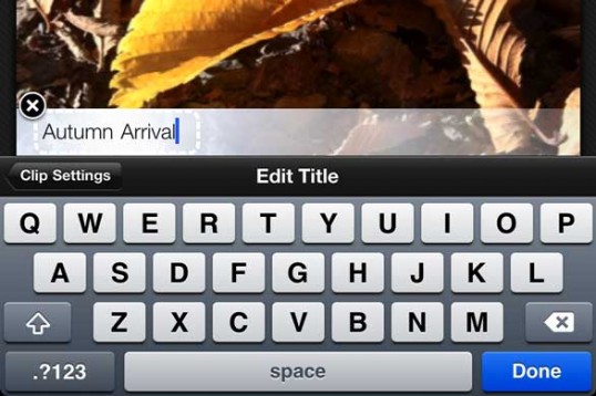 iMovie editing 6
