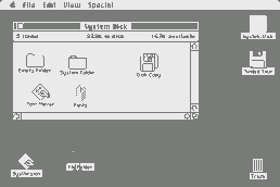 First Mac desktop