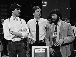 Steve Jobs, John Sculley and Steve Wozniak
