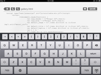 grilled-bacon-codosaurus-web-page-edits-screenshot-ipad