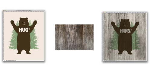 Wood shade